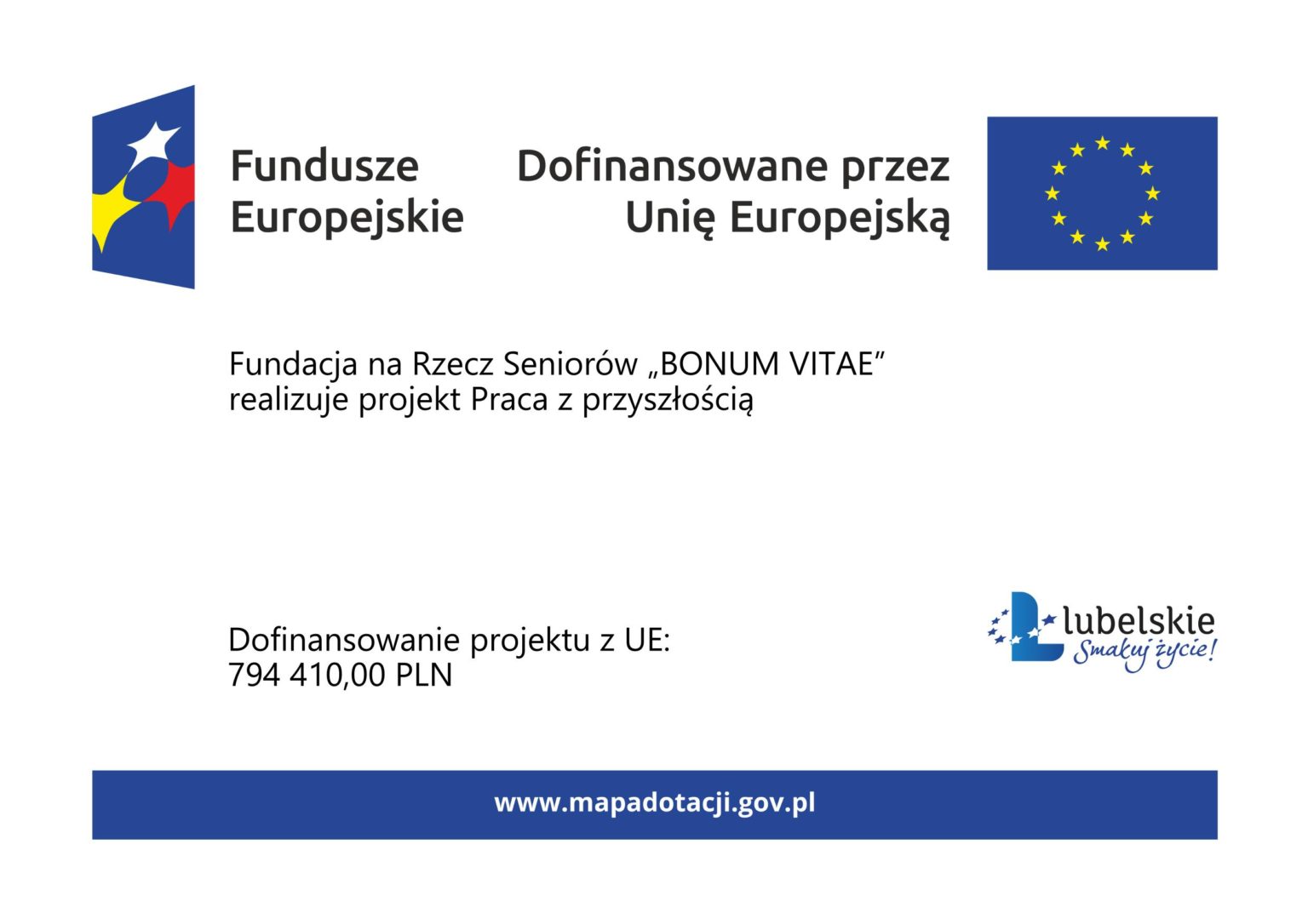 Projekt dofinansowany z Unii Europejskiej